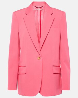 Stella McCartney Wool Blazer - Pink