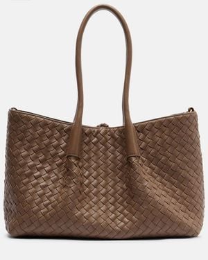 Bottega Veneta Tote Bag Pinacoteca Aus Leder - Braun