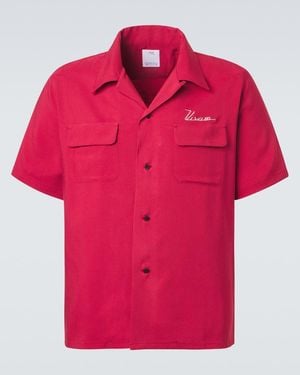 Visvim Judd Canvas Bowling Shirt - Pink