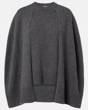 TOTEME Cashmere Poncho - Grey