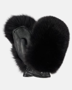 Goldbergh Skifaeustlinge Hill Mit Faux Shearling - Schwarz