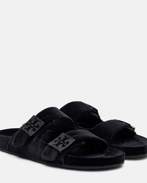 Tory Burch Mellow Pavé Sandal - Black