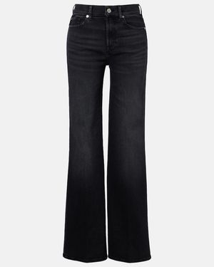 7 For All Mankind Lotta Wide-Leg Jeans - Blue