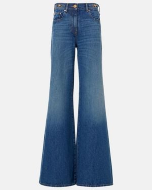 Versace Medusa '95 High-Rise Flared Jeans - Blue