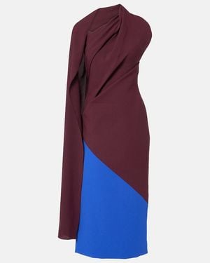 ROKSANDA Capella Crepe Midi Dress - Purple