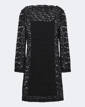 Veronica Beard Savina Lace Minidress - Black
