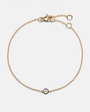 STONE AND STRAND The Alibi 10Kt Bracelet With Diamond - Metallic
