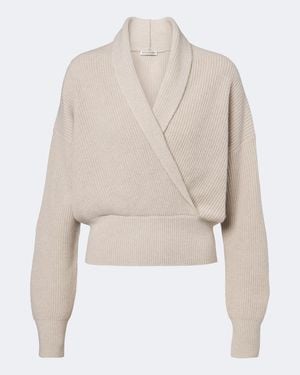 Altuzarra Cropped Pullover Richman Aus Schurwolle - Natur