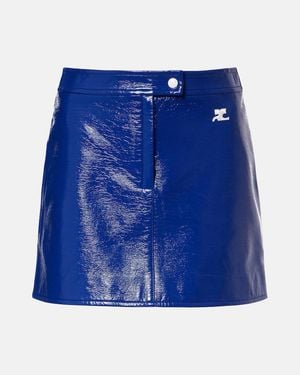 Courreges Minirock Reedition - Blau