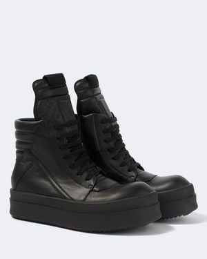 Rick Owens Sneakers Mega Bumper Geobasket Aus Leder - Schwarz