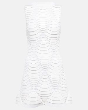 Alaïa Sleeveless Minidress - White