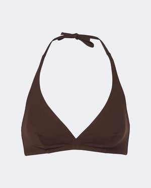 Eres Gang Triangle Bikini Top - Brown