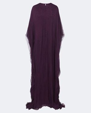 Marmar Halim Verzierter Kaftan - Lila