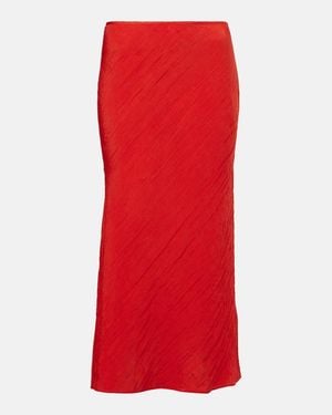 SIR. Ligera Midi Skirt - Red