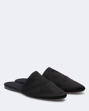 The Row Mules Tilda De Saten - Negro