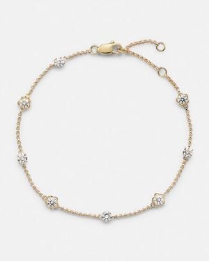 STONE AND STRAND Armband Berkeley Aus 14Kt Gelbgold Mit Diamanten - Mettallic