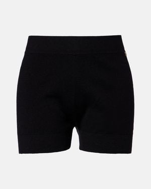 Extreme Cashmere Bummy Cotton And Cashmere Shorts - Black