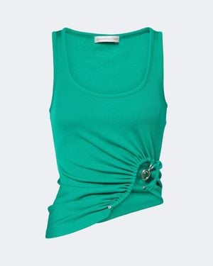 Christopher Esber Gathered Tank Top - Green