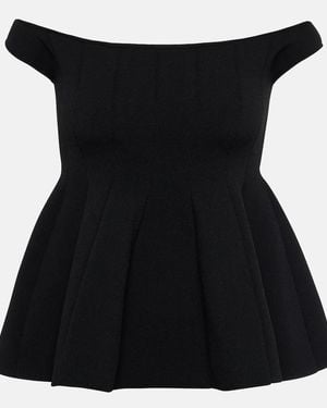 Altuzarra Simone Off-Shoulder Top - Black