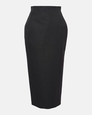 Wardrobe NYC X Rhw Web Midi Skirt - Black