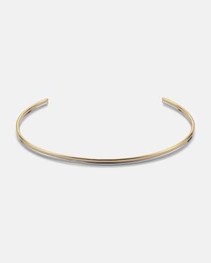 Jennifer Fisher Thread 10Kt-Plated Choker - Metallic