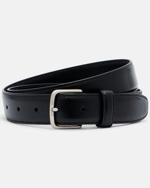 The Row Guertel Classic Aus Leder - Schwarz