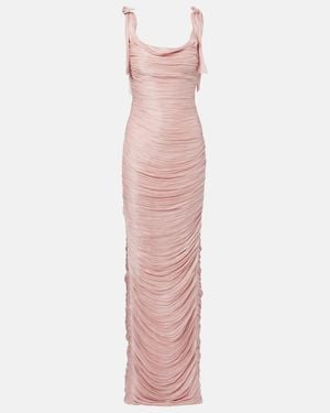 Marmar Halim Robe Aus Seide - Pink