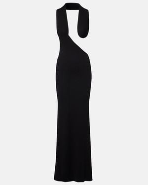Tom Ford Impossible Asymmetric Jersey Gown - Blue