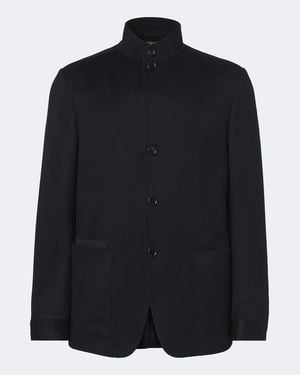 ZEGNA Il Conte Cashmere Jacket - Blue