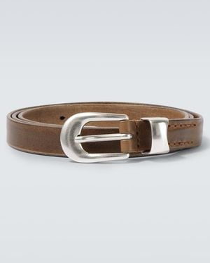 Our Legacy Leather Belt - Brown