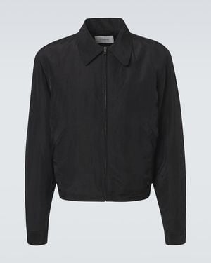 Lemaire Linen-Blend Jacket - Black