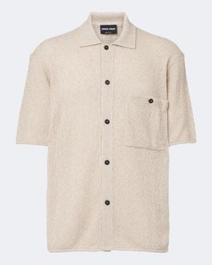 Giorgio Armani Knitted Shirt - Natural