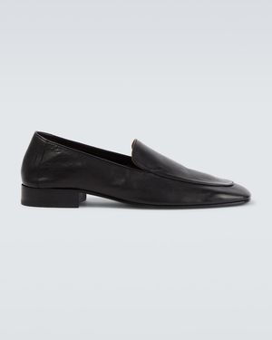 Dries Van Noten Leather Loafers - Black