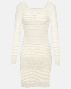 Tom Ford Crochet Minidress - Natural