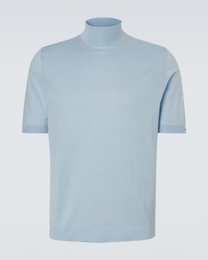 Prada Pullover Aus Baumwolle - Blau