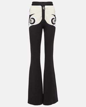 Area Pantalones Butterfly Con Cristales - Negro