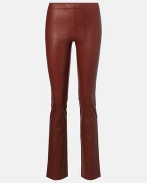 Stouls Jp Long Leather Flared Pants