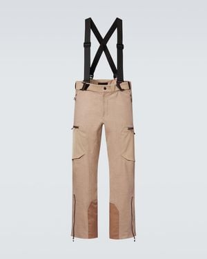 Sease Trace 2.0 Wool-Blend Ski Salopettes - Natural