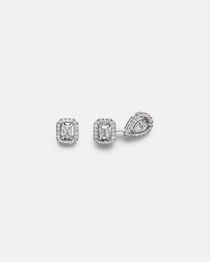 Messika My Twin 1+2 18Kt Earrings With Diamonds - White