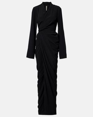 Rick Owens Belted Wrap Dress - Black