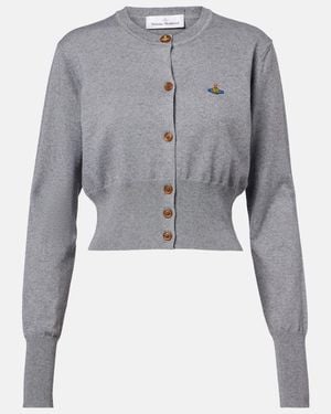 Vivienne Westwood Cardigan Bea Cropped - Grigio