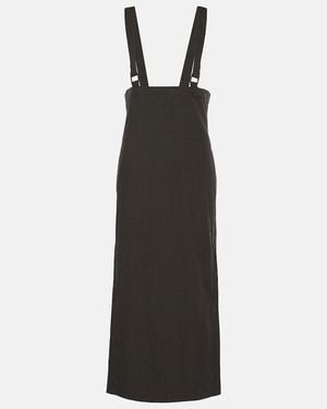 Lemaire Cotton-Blend Midi Skirt - Black