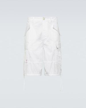 Undercover Shorts Aus Baumwolle - Weiß