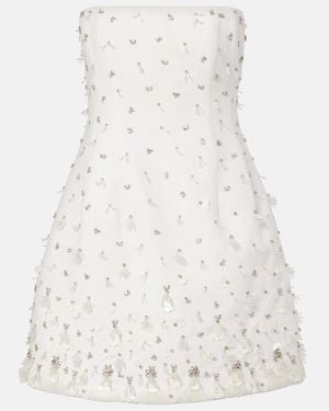 Jonathan Simkhai Yasmin Embellished Minidress - White