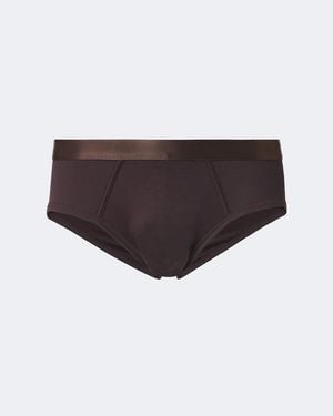 CDLP Set Of 3 Jersey Briefs - Brown
