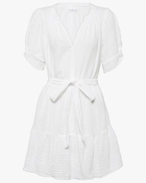 Velvet Bella Cotton Gauze Minidress - White