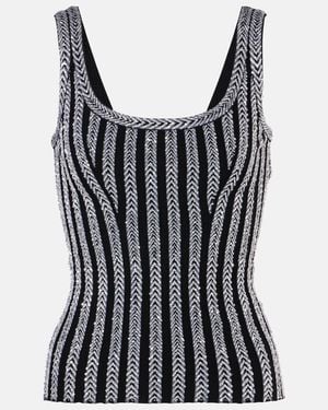 Missoni Zigzag Sequined Tank Top - Black