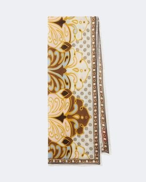 La DoubleJ Printed Scarf - Metallic