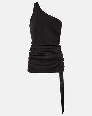 Rick Owens Mountain Sweat Cotton Top - Black