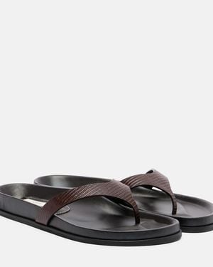 TOTEME Sandalen Aus Leder - Schwarz